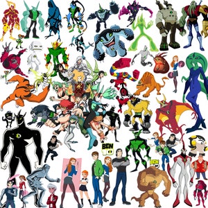 SVG - Best Bundle Layered , Cartoon SVG -for Cricut , Ben10