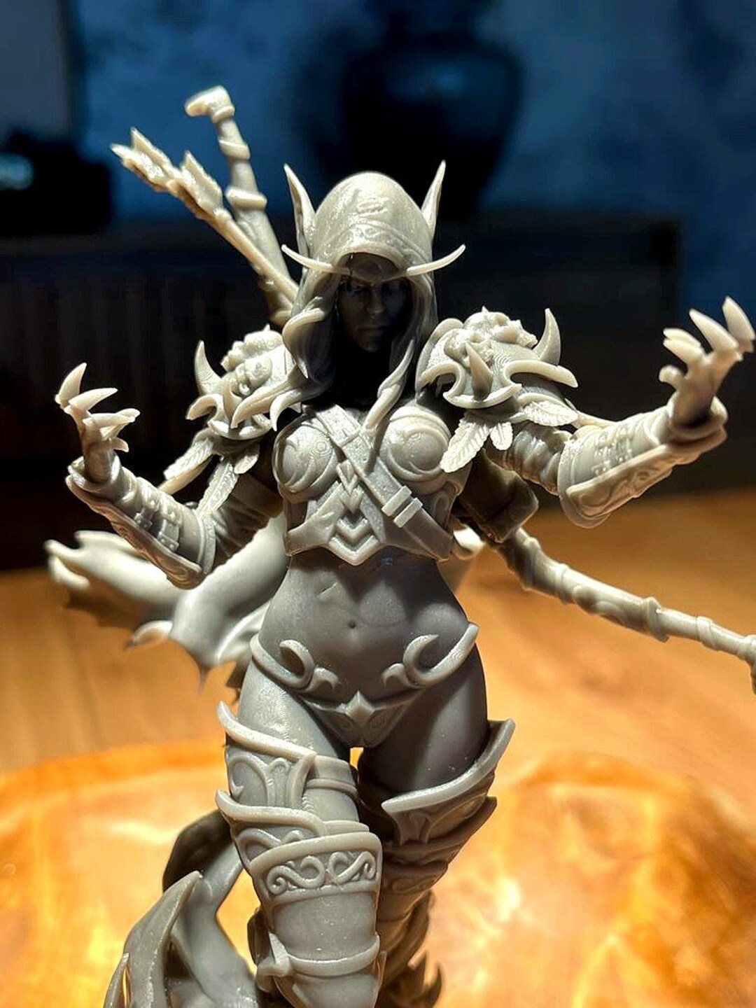 Figurine Sylvanas Coursevent – World Of Warcraft, Impression 3D Résine, à Peindre