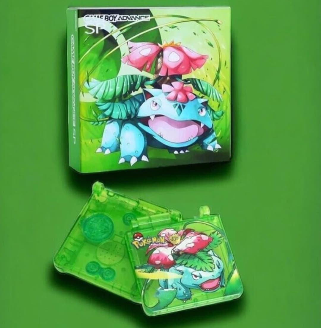 Custom Game Boy Advance SP Venasaur Shell - Etsy