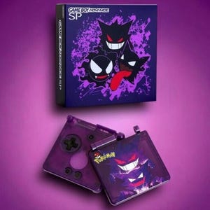 Voiture personnalisée Gengar pour Game Boy Advance SP