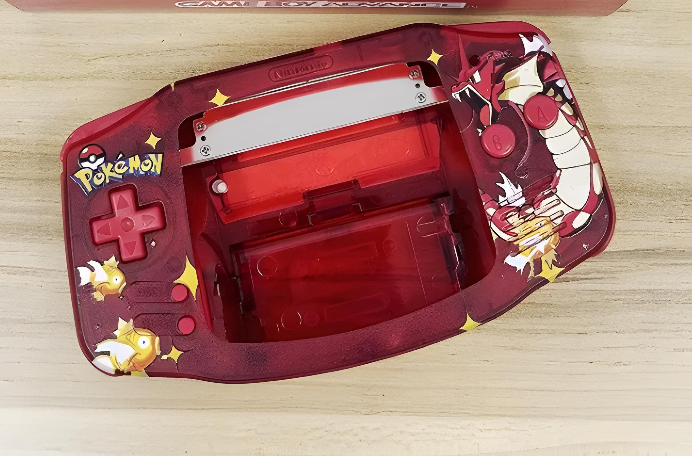 Gameboy Advance Shell Gyarados - Etsy