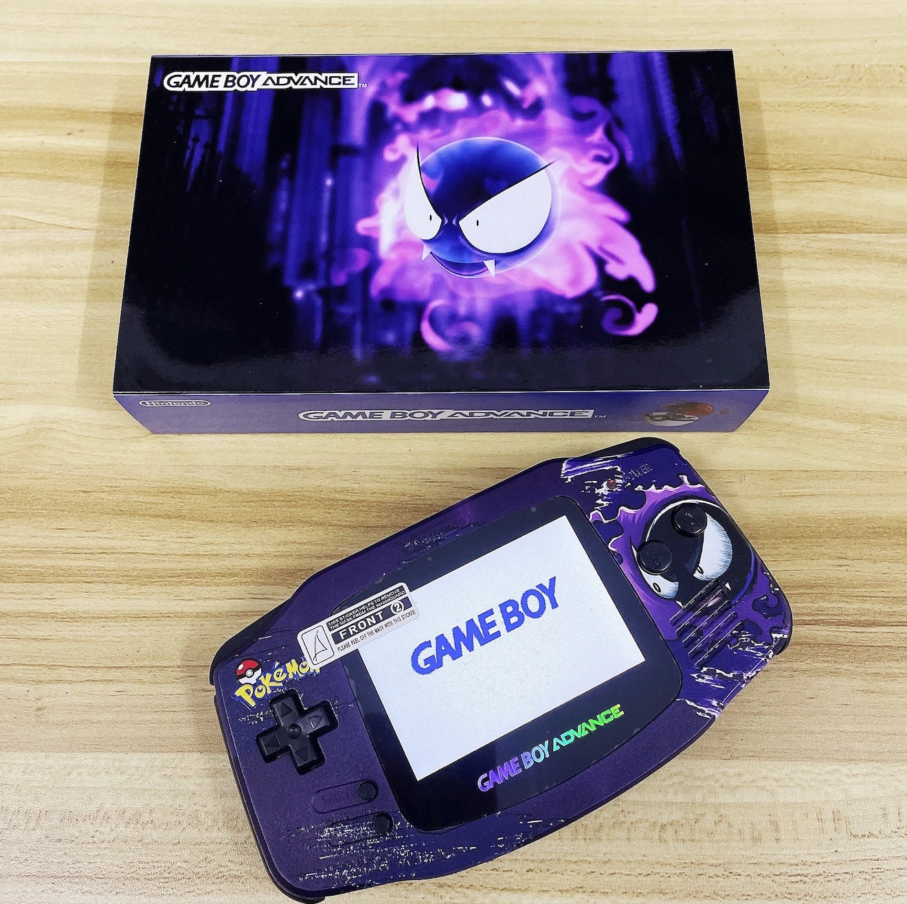 Custom Game Boy Advance Gengar Shell - Etsy