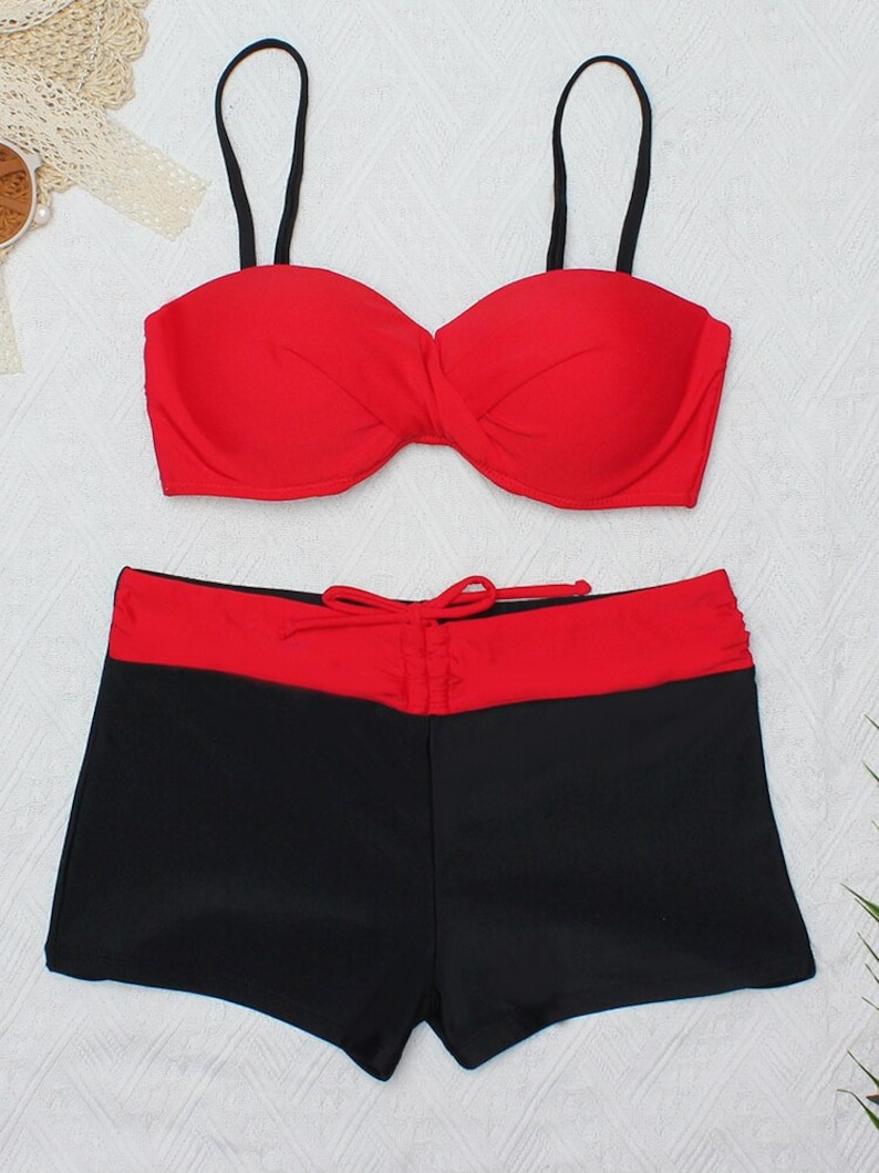 Extrem Bikini Vintage Bikinis Shorts Sexy Sommer Strand Etsy.de