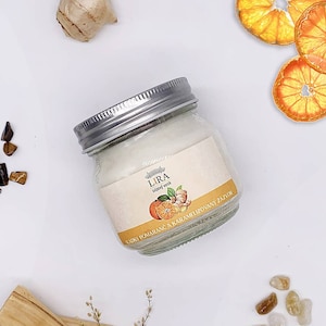 Aroma soy wax candle | Caramelized Ginger & Orange | Home fragrance | Gift for homelover