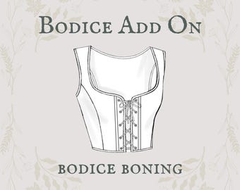 Bodice Add-On Bodice Boning