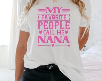 Proud Nana Shirt - Cherished Grandmother Gift Idea