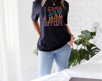 Humorous Social Anxiety Top - Exit Stage Left Shirt