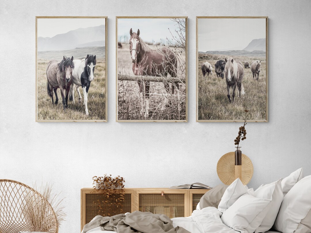 Rustic Horse Design Horse Wall Art Rustic Horse Printable Horse Poster Horse Photography ...