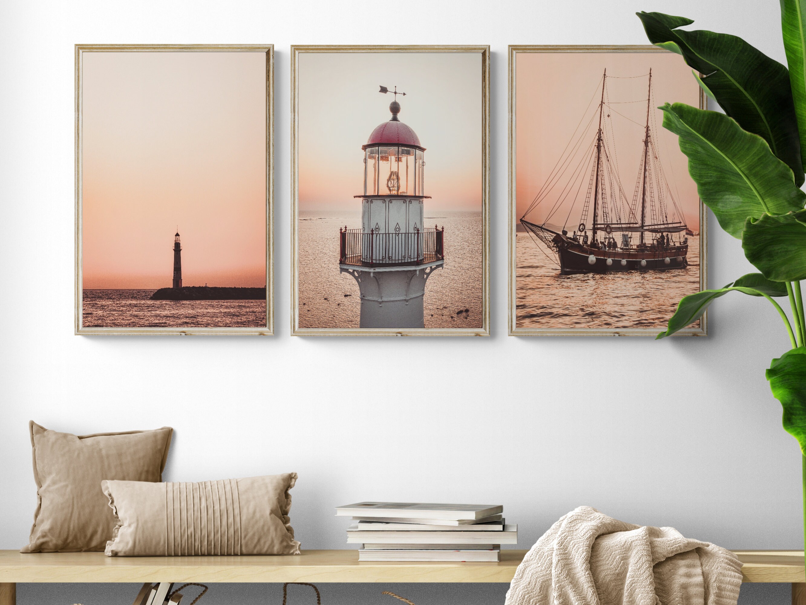 Set of 3 Beach Wall Art Beach Print Beach Decor Etsy