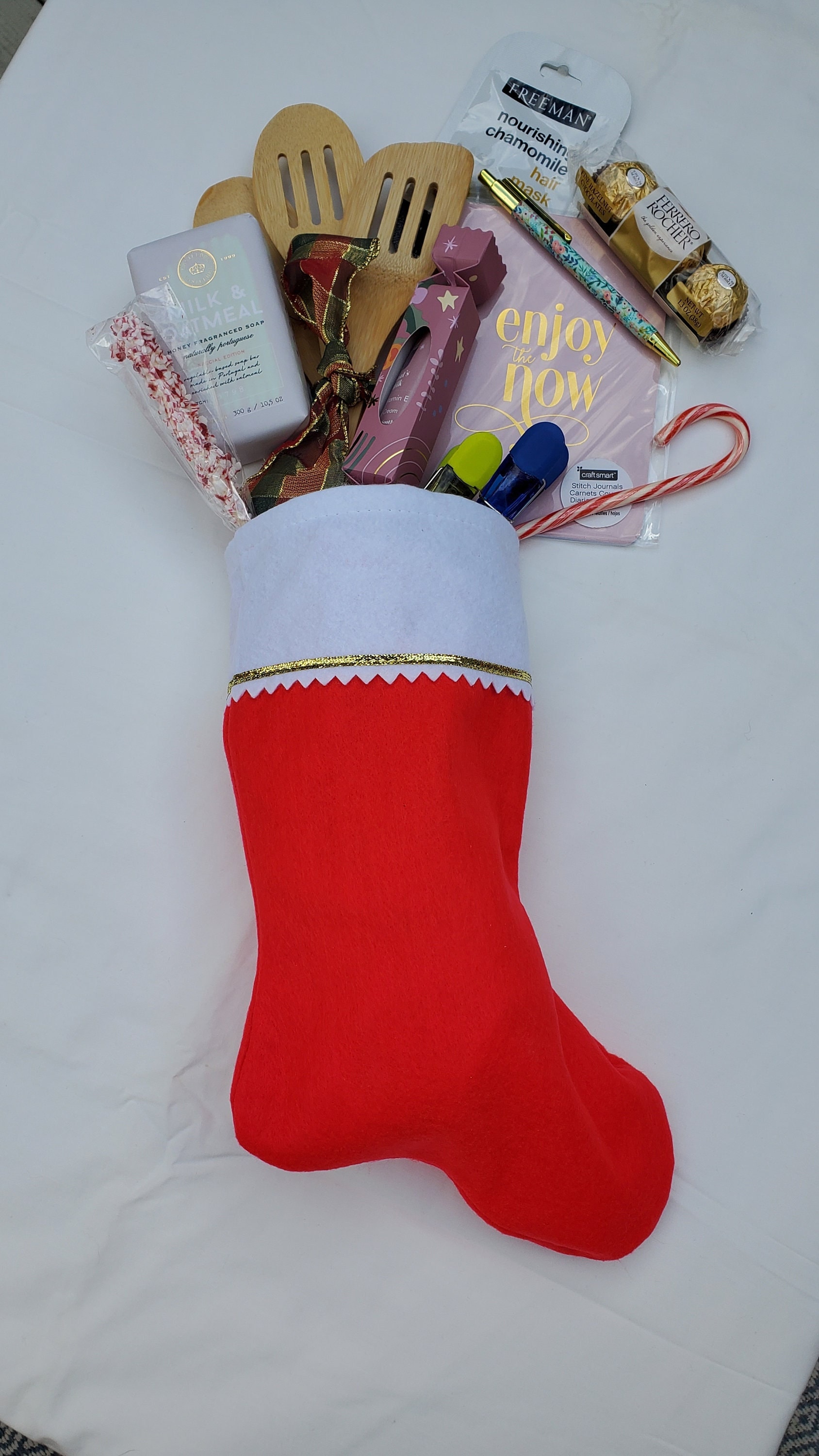 Women's Prefilled Christmas Stocking Etsy