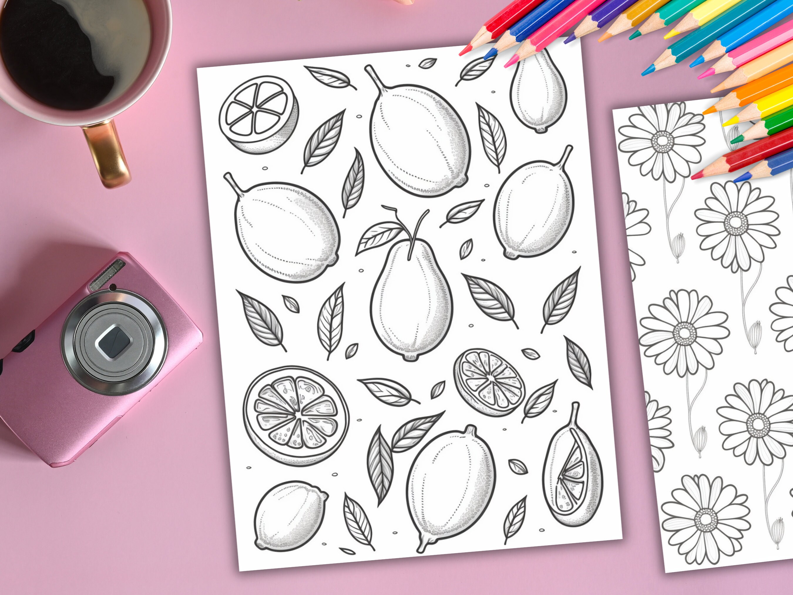 Preppy Coloring Sheets 08 - fsubgdt
