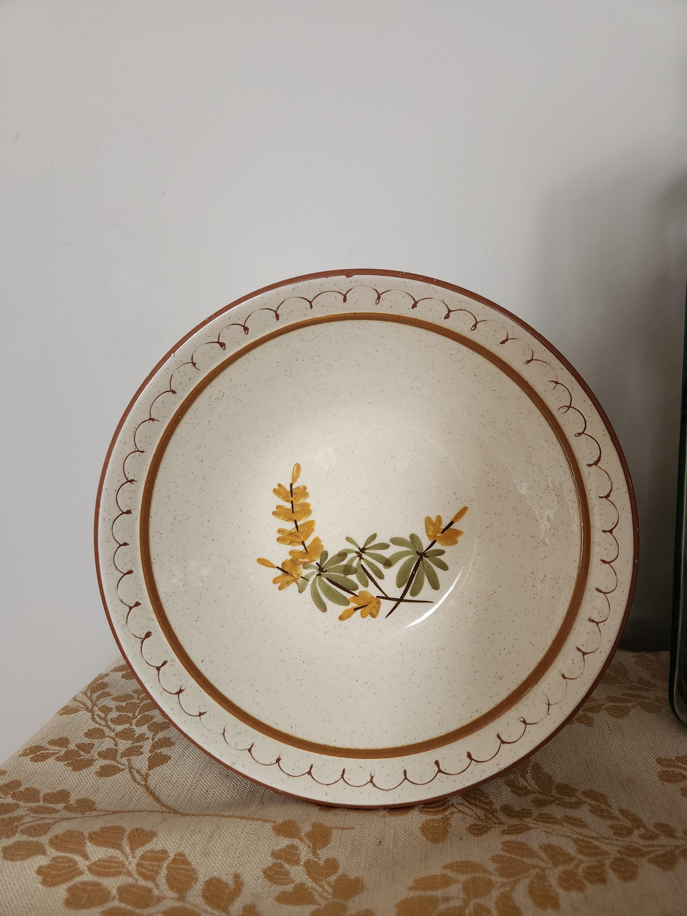 Large Stangl Pasta Bowl Golden Blossom