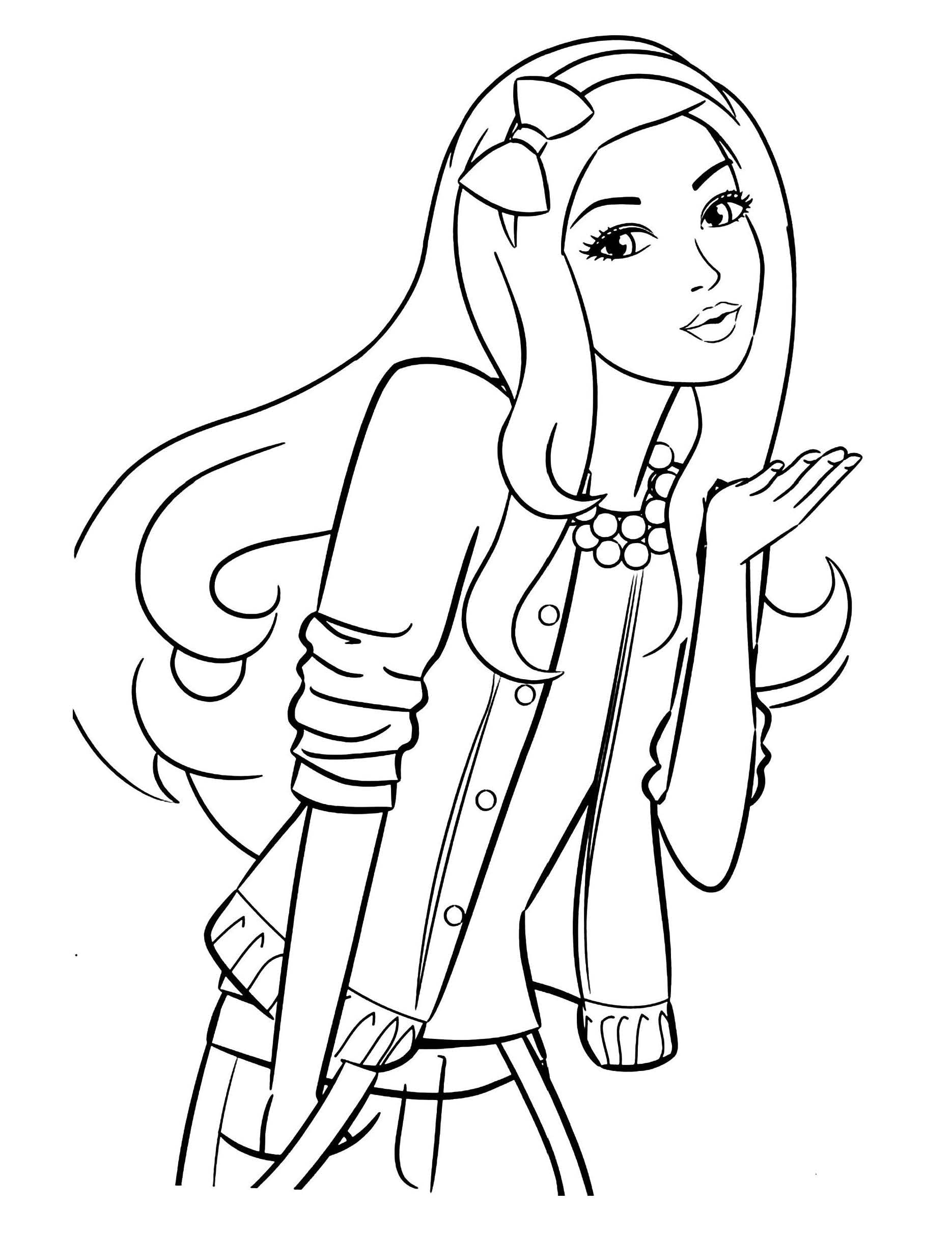 30 Barbie Colouring Pages Kids Colouring Pages Barbie - Etsy