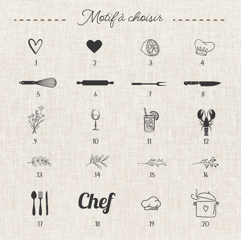 Personalized Embroidered Kitchen Apron image 5