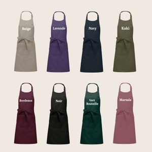 Personalized Embroidered Kitchen Apron image 2
