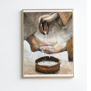 Jesus Christ Artwork Painting, &quot;As I Have&quot;, LDS Christian Art Print, Gospel Home Decor
