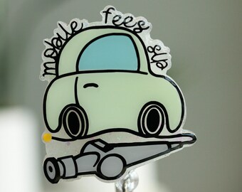 Mobile FEES SLP Retractable Badge Reel