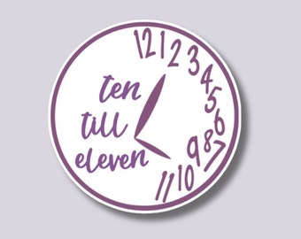 Clock drawing sticker, left neglect, SLP, speech pathology, Neuro, stroke