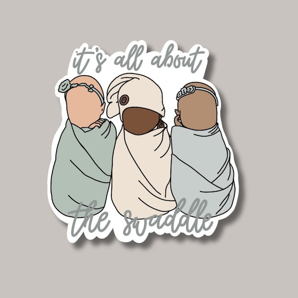 NICU swaddle sticker, speech pathology, NICU, nurse, neonatal, nicu therapist