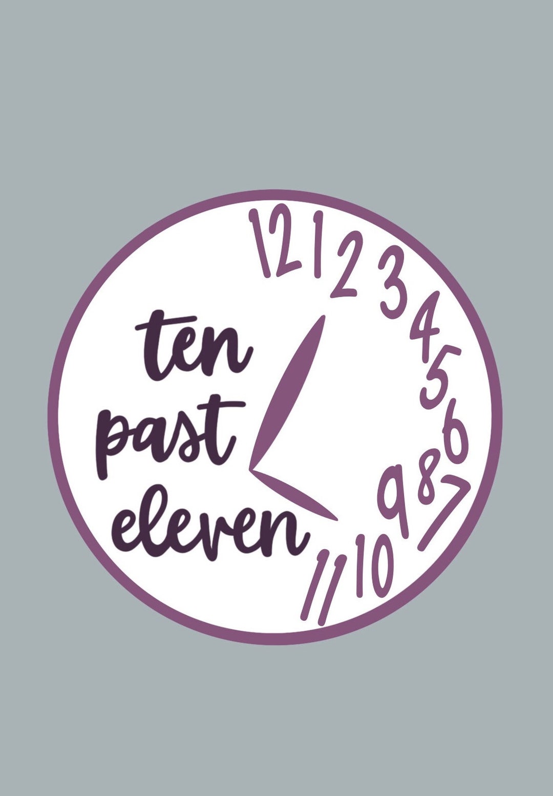 Clock Drawing Sticker Left Neglect SLP Speech Pathology Etsy