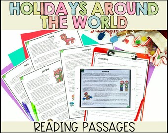 Holidays Around the World | Christmas Around the World | Reading Passages