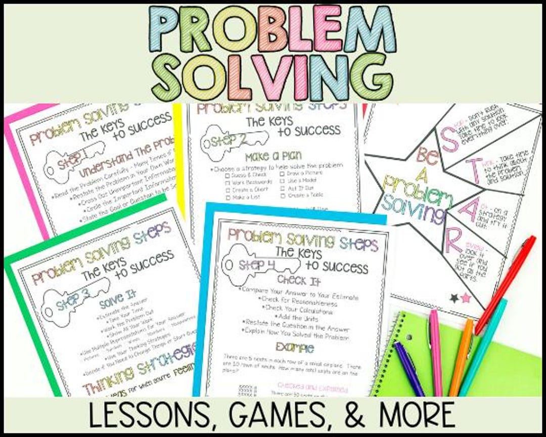 3rd Grade Problem Solving Word Problems Unit Lesson Plans & Math ...