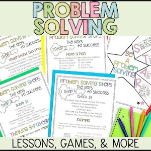 3rd Grade Problem Solving Word Problems Unit Lesson Plans & Math Activities