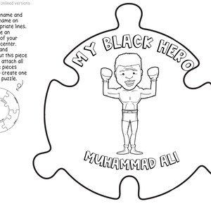 Black History Month Activity - Black Hero Puzzle - Etsy