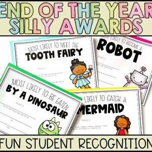 End of the Year Awards | Student Certificates | Class Awards