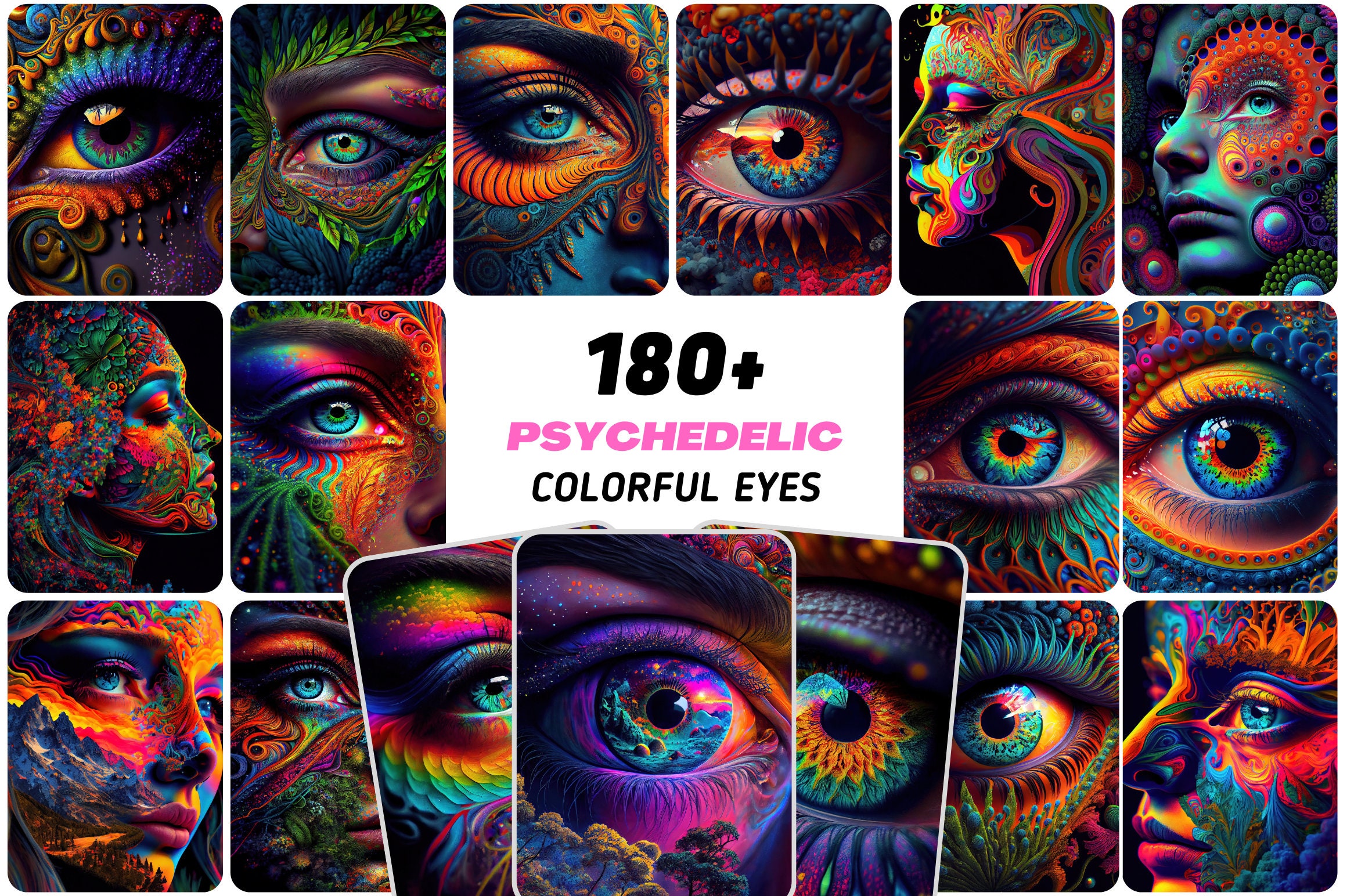 Psychedelic Eye Art - Etsy