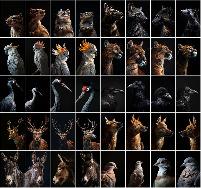 600 Majestic Animal Portraits - High-Resolution Images with Commercial License image 7