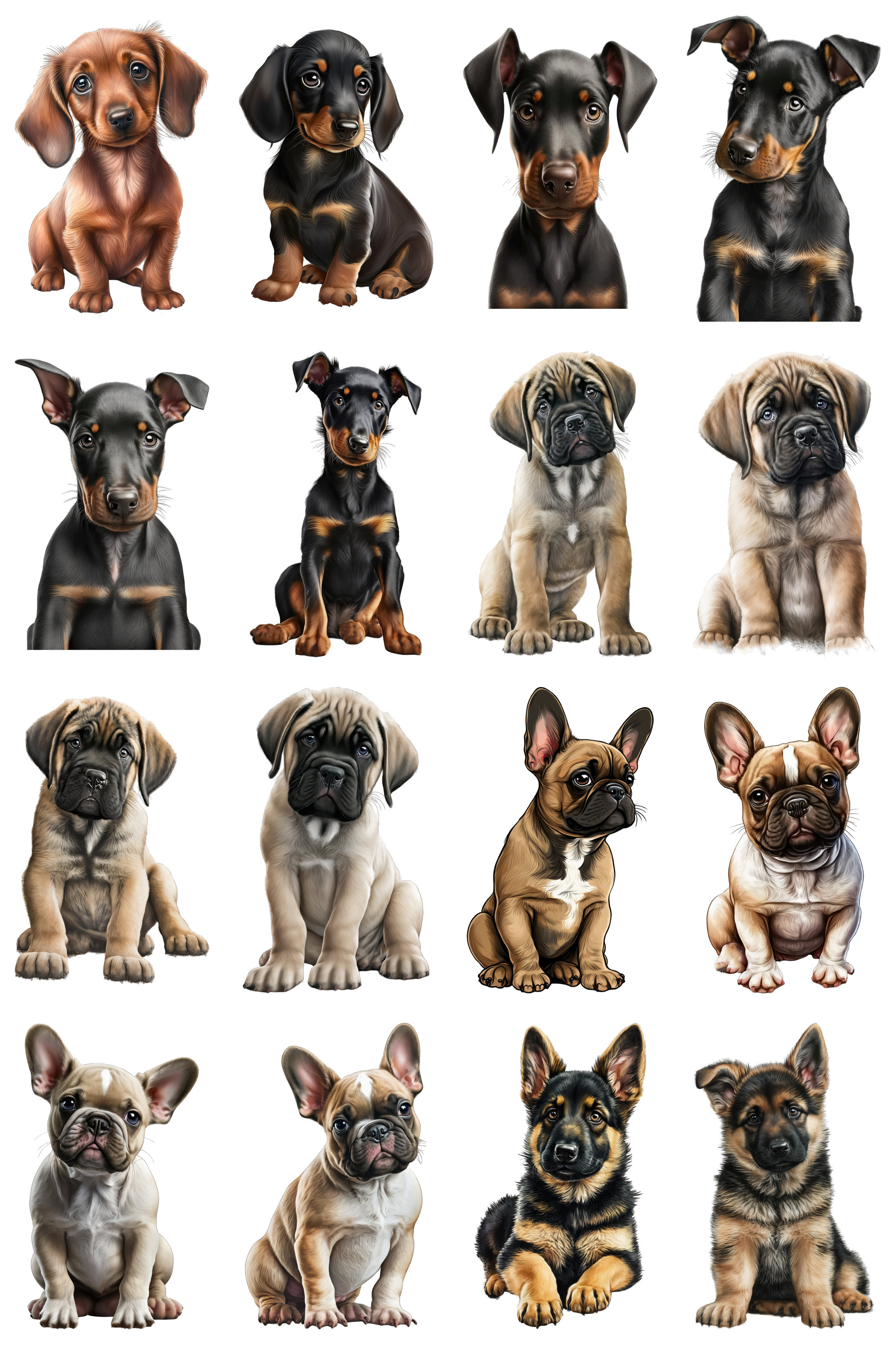 120 Puppy PNG Clipart Images: Transparent Dog Overlays (commercial Use ...