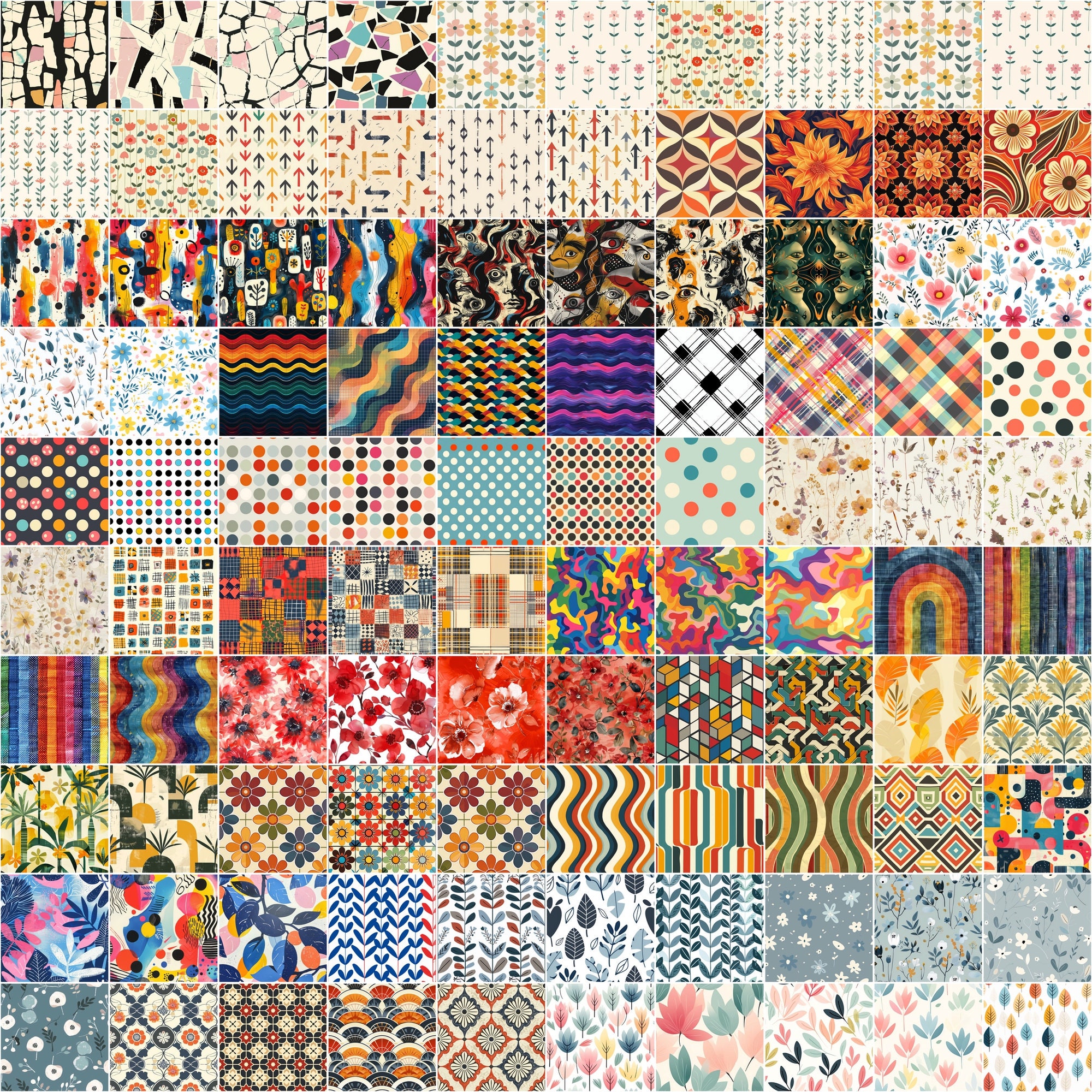 Ultimate Collection of 1000 Seamless Patterns - Etsy