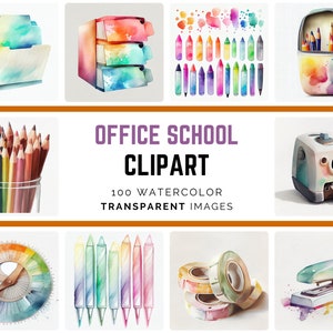 Aquarell Bürobedarf Clipart - 100 transparente PNG-Bilder mit kommerzieller Nutzung