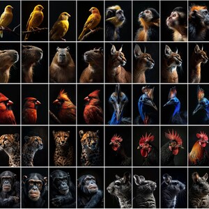 600 Majestic Animal Portraits - High-Resolution Images with Commercial License image 5