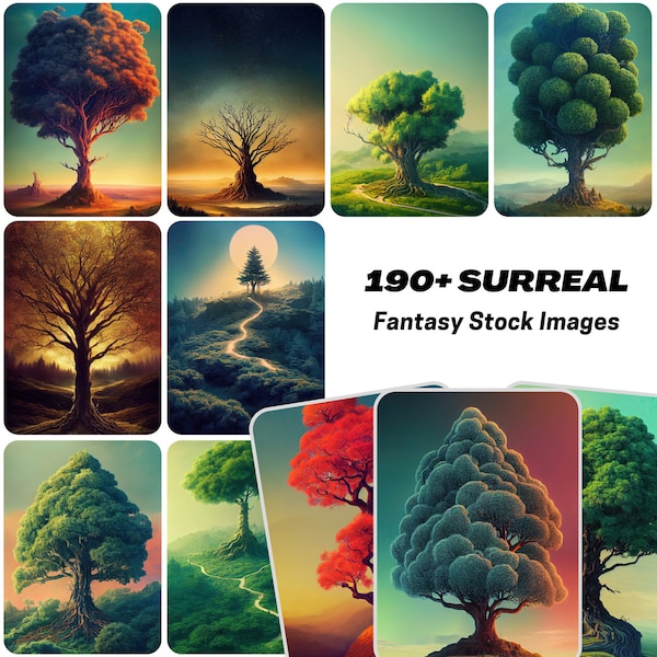 190 Surreal Tree Printable Wall Art Images