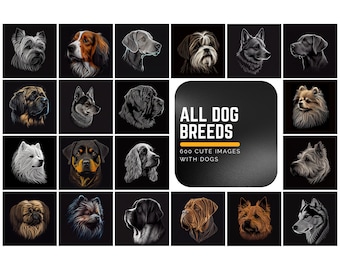Download 600 Elegant Images with Dogs, Discover the World of Dogs with 600 Breeds Bundle - Perfect Gift for Dog Lovers, Breeders, and Owners