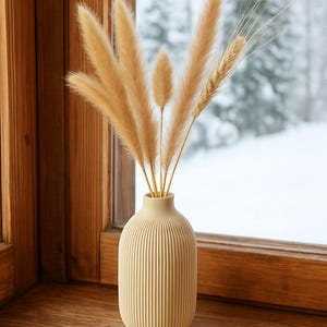 Rippenvase in verschiedenen Farben