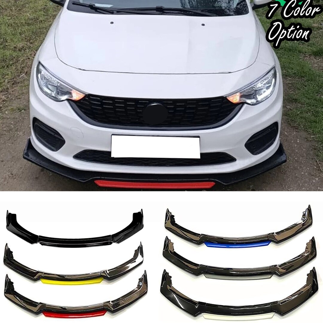 For Fiat Egea Tipo Front Bumper Lip Splitter Spoiler Body Kit Etsy