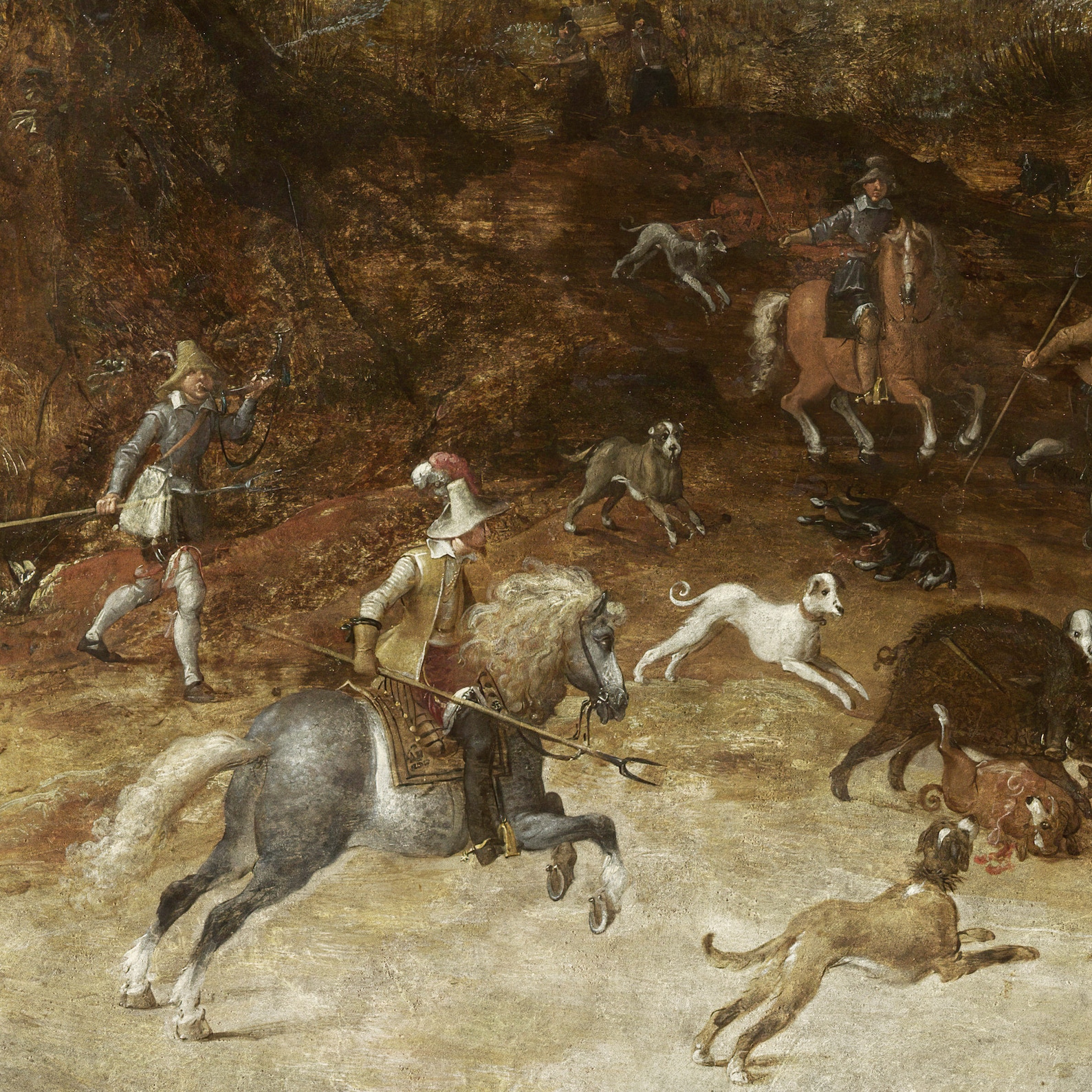 Hunting Renaissance Scene Renaissance Hunting Scene Wallpaper Mural – Vinyl or Peel & Stick - Etsy