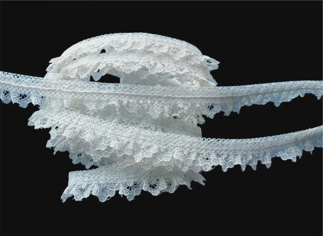 Multi Colored Ruffles Lace Ivory Color Ruffled Lace, 1/2-inch-wide Price per Yard - Etsy
