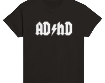 ADHD ACDC T-shirt - Etsy