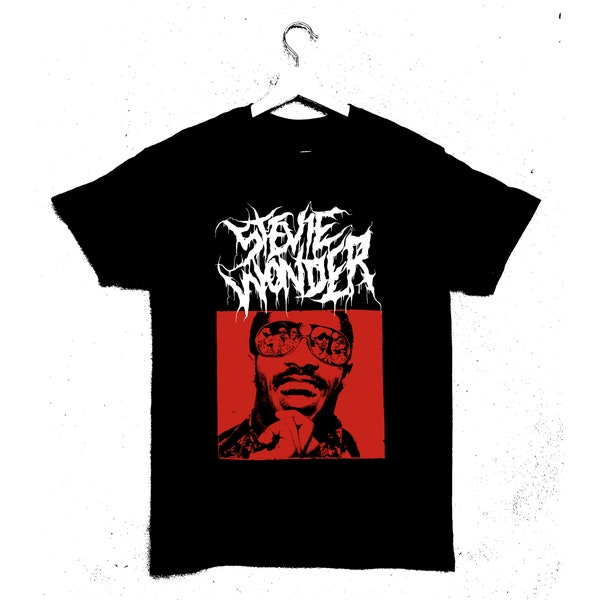 STEVIE WONDER metal/rock band t-shirt