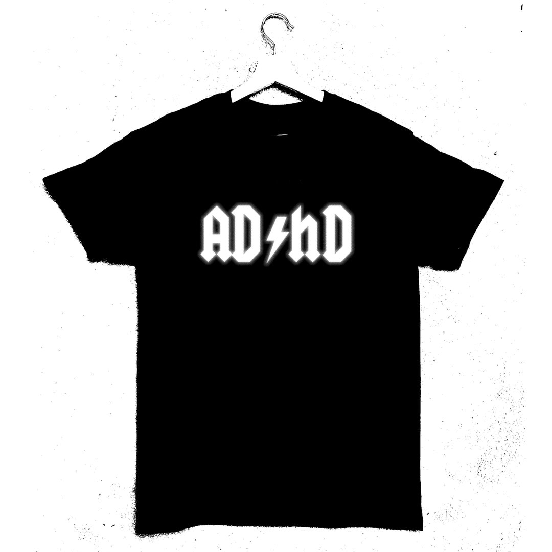 ADHD ACDC T-shirt - Etsy