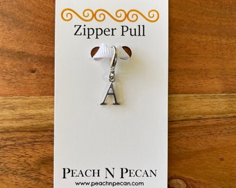 Personalized Alphabet Zipper Pull