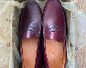 NOS Penny Loafers Burgundy - Etsy