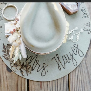Custom wedding hats