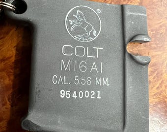 Colt M16A1 Keychain Made from Retired Surplus Demilled M16, -- USGI, Vietnam, Handmade, Collector, Historical, US Army, Marines
