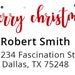 Printable Christmas Return Address Labels, Christmas Return Labels ...