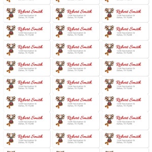 Printable Christmas Return Address Labels, Christmas Return Labels ...